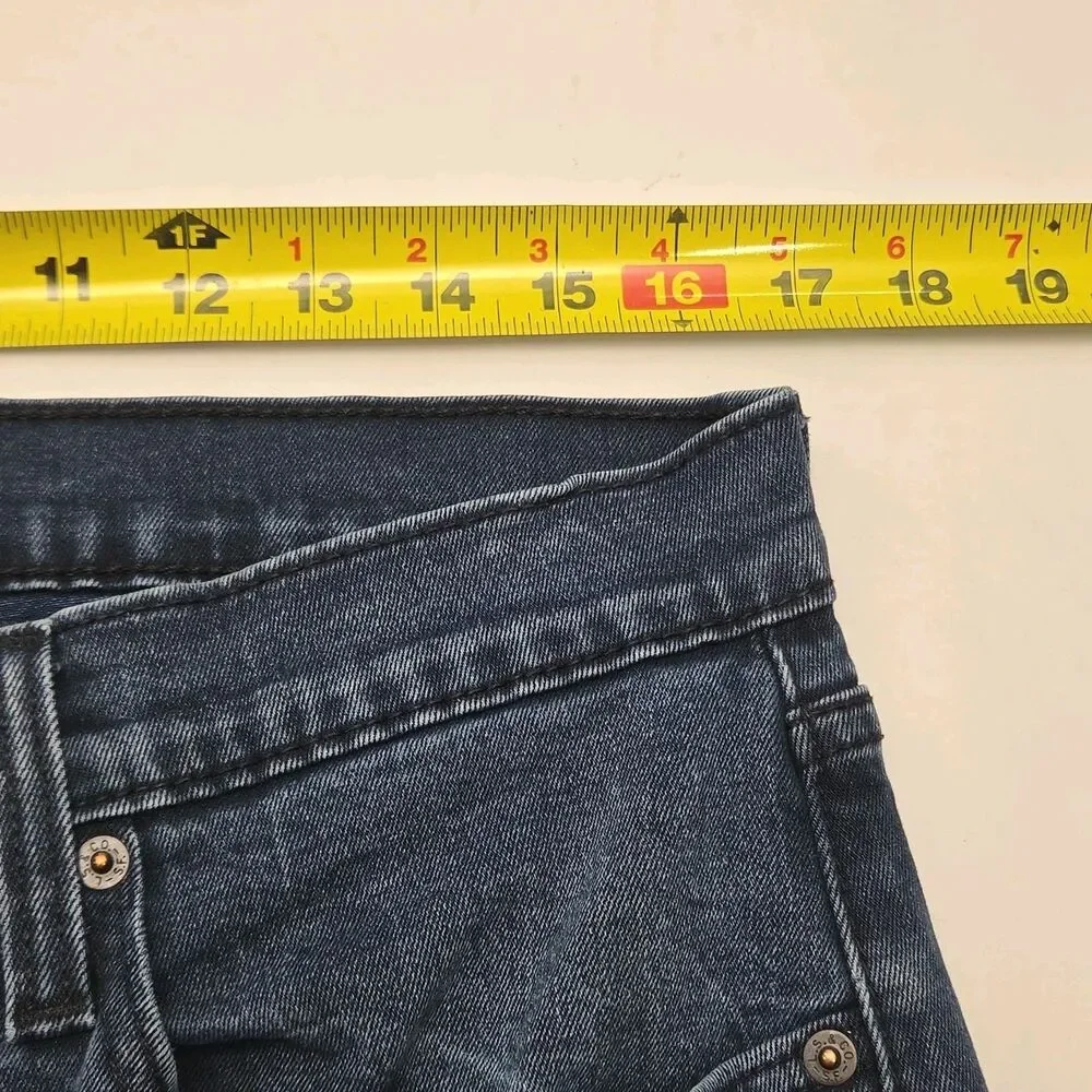 Levi's 512 Jeans Slim Tapered Men Sz 34 x 30 Blue Cotton Blend Stretch Dark Wash